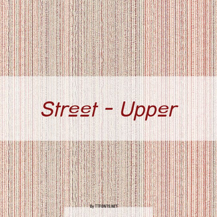 Street - Upper example